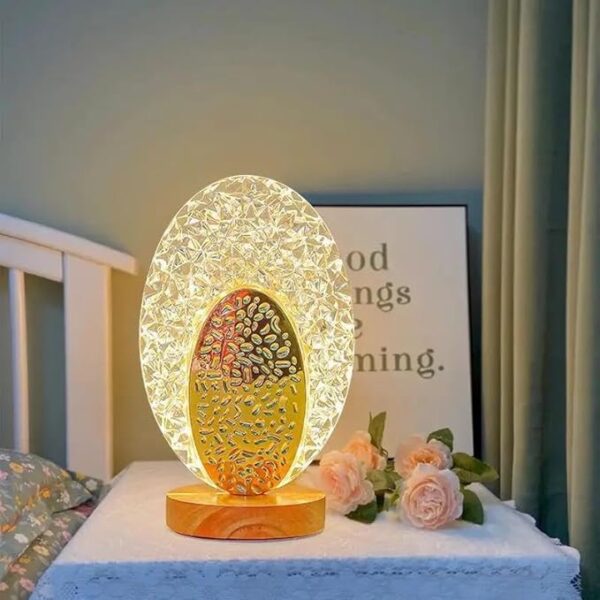 Oval Crystal LED Table Lamp 3